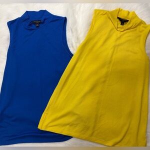 Banana Republic Kids Blue and Yellow Tank Tops